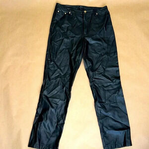 River Island Faux Leather Trousers